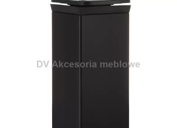 NÓŻKA KWADRAT 40*40 CZARNA lak.proszkowy H100