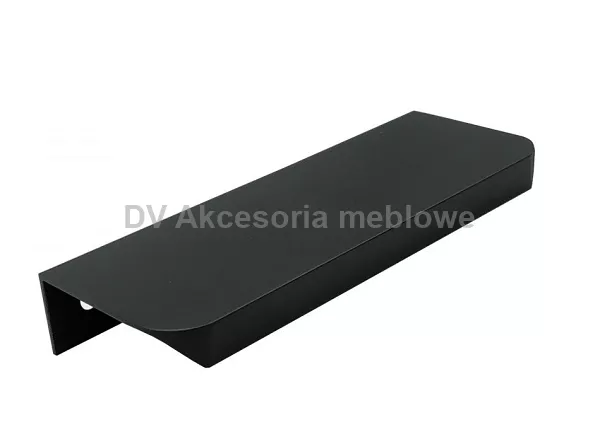 UCHWYT UA06   .0128/148  CZARNY  MAT ZAOKRAGLONY