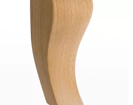 NÓŻKA BUKOWA DREWNO KOPYTKO PROSTE H15