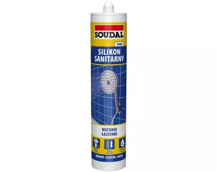 SILIKON SANITARNY BIAŁY 280 ML SOUDAL