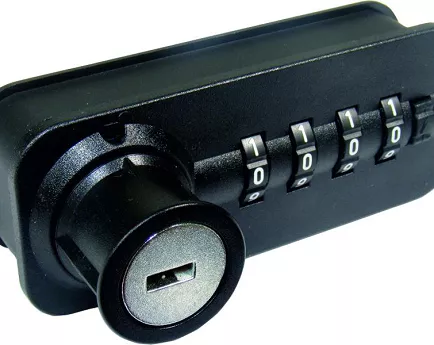 Zamek LEHMANN numeryczny Fix 57.01 prawy czarny