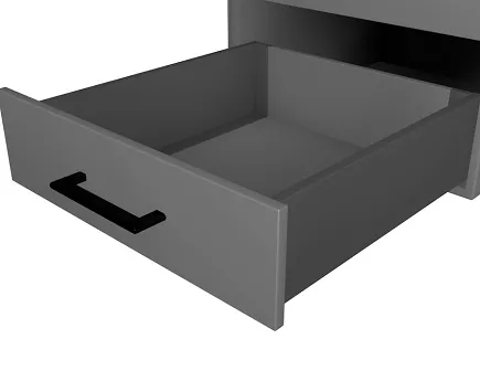 Szuflada SLIM Box DV  L-350mm H-086mm grafit #18mm