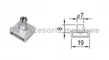 ZAMEK LEHMANN centralny - mocowanie, blokada