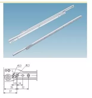 PROWADNICA 300 ROLKOWA BIAŁA STRONG