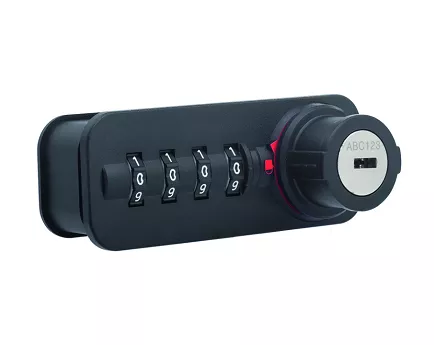 Zamek LEHMANN numeryczny Free 58.01 lewy czarny 