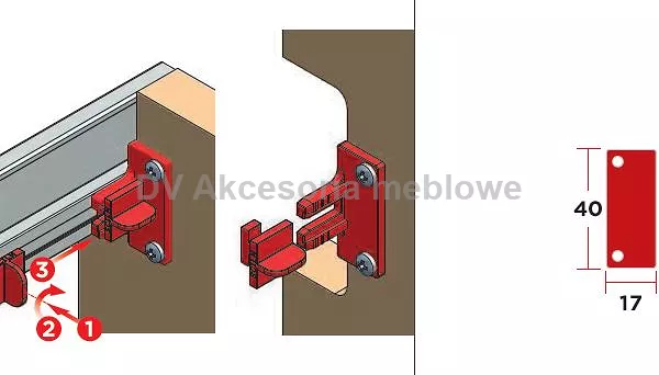 UCHWYT T.GOLA scilm MOCOWANIA DO  POZIOM KPL