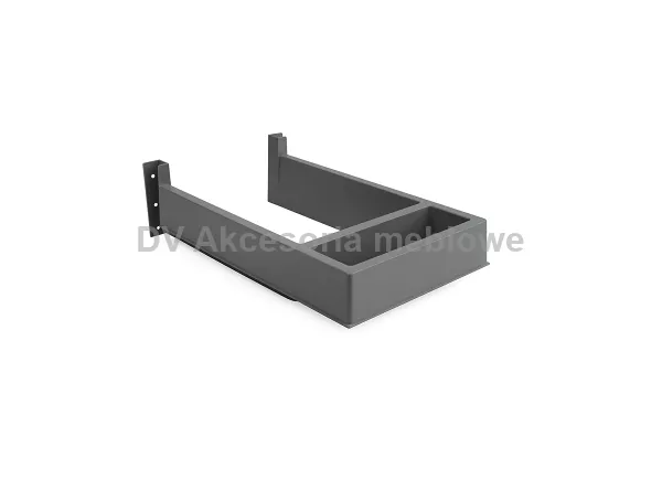 OSŁONA/WYCIĘCIE POD SYFON PROSTOKĄT ANTRACYT