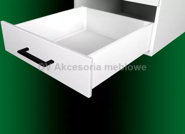Szuflada SLIM Box DV L-500mm H-086mm Biała #18mm