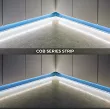 LED TAŚMA STRONG  COB-5W/m 1mb 12V-8mm Ciepła - 2