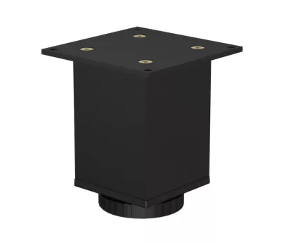 NÓŻKA KWADRAT 60*60 H150 z regulatorem Czarny mat