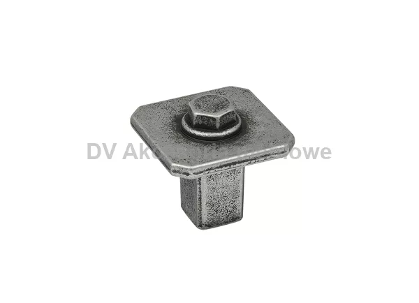 Gałka Kentucky cyna postarzana Tulip