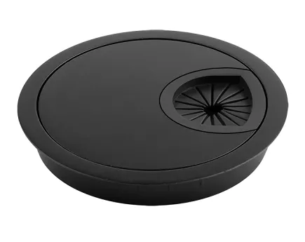 PRZELOTKA  60 DO KABLI METAL CZARNY