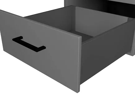 Szuflada SLIM Box DV  L-550mm H-167mm  grafit#18mm