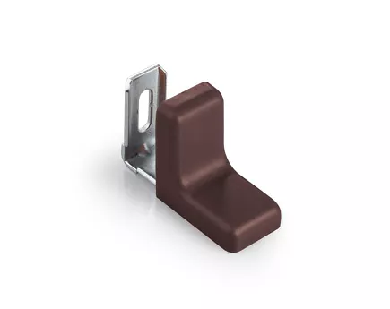 KĄTOWNIK METALOWY Z ZAŚLEPKĄ  ATM WENGE KN-375