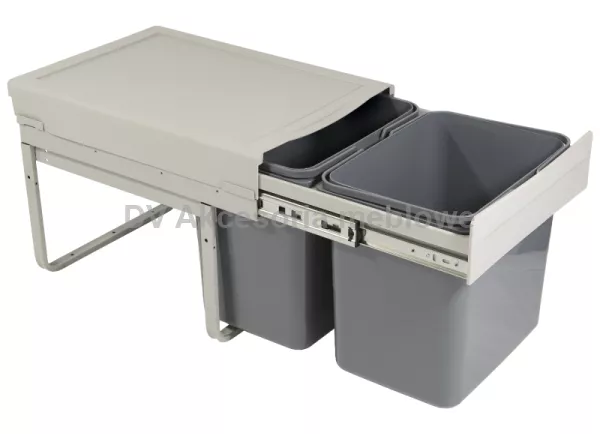 KOSZ 40 2*15 LITRÓW MOC.FRONTU 