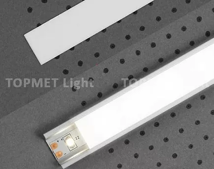 PROFIL LED Strong  nakład. Slim SZYB mleczn 2mb 