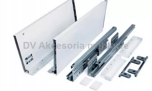 Szuflada SLIM Box DV L-500mm H-199mm Biała #18mm