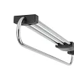 WIESZAK WYSUWNY 400 owal premium czarny/chrom  - 3