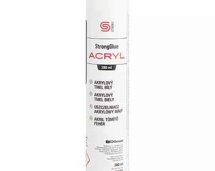 SILIKON Akryl StrongGlue  biały 280ml