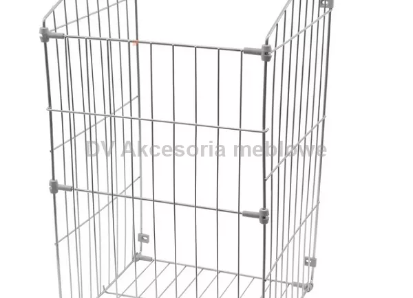 KOSZ NA BIELIZNE 60/300 WIEX SREBRNY