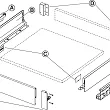 Szuflada SLIM Box  Matrix - front szufl biały  - 3