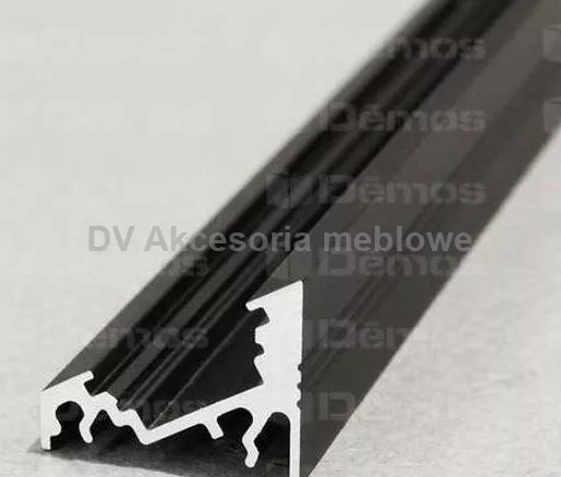 PROFIL LED strong narożny CORNER CZARNY 4MB 
