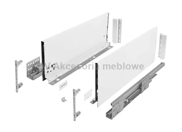 Szuflada SLIM Box  Matrix L-550mm H167mm Biała 16m