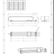 WIESZAK WYSUWNY 450 owal premium czarny/chrom - 4