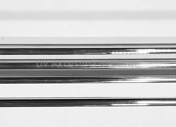 WIESZAK WYSUWNY 450 owal premium czarny/chrom