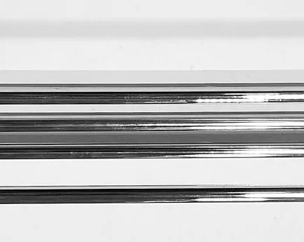 WIESZAK WYSUWNY 450 owal premium czarny/chrom