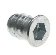 NÓŻKA M6 Mufa wkręcana z kołnierzem BU01 M6x13 mm - 2