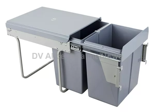 KOSZ 40 2*20 LITRÓW MOC.FRONTU CLG-602NS