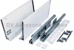 Szuflada SLIM Box .DV L-500mm H-167mm Biała #16mm