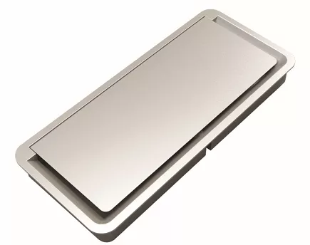 PRZELOTKA 261*117*25 PROST. DO KABLI BIAŁA PLASTIK