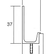 UCHWYT V 0127 JEY 0897  MOSIĄDZ SZCZOTKOWANY CAVA - 7